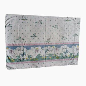 Vintage Fieldcrest Perfection Spring Farm Animal Pillowcase 80s Goose Pig Lamb